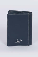 Steve McQueen Tyler royal blue leather wallet for men