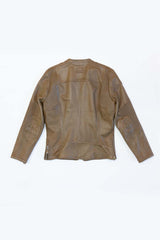 Men's 24H Le Mans Voxan light khaki leather jacket