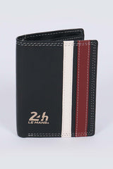 Leather wallet 24H Le Mans Walcker black Man