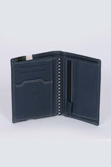 Men's 24H Le Mans Walcker leather wallet royal blue