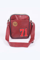 Leather satchel Steve McQueen Wilson dark red Men