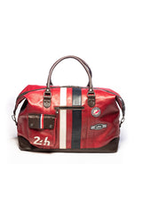 Leather travel bag 24H Le Mans Bag WE 72h red Men