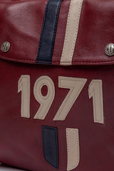 Steve McQueen Nolan Week 48h leather travel bag red Men