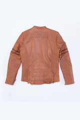 Leather jacket 24H Le Mans Silverstone tan Men