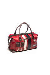 Leather travel bag 24H Le Mans Bag WE 48h red Man