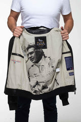 Leather jacket Steve McQueen John black Man