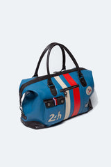 Sac de voyage en cuir 24H Le Mans Bag WE 48h ocean blue