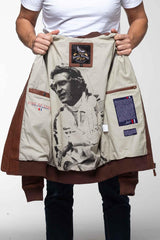 Leather jacket Steve McQueen Burt tortoise Man