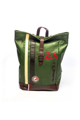 Leather backpack 24H Le Mans Backpack green Men